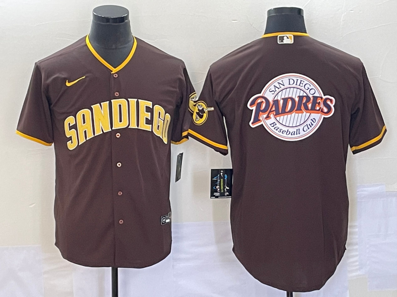Men's San Diego Padres Brown Road Jersey